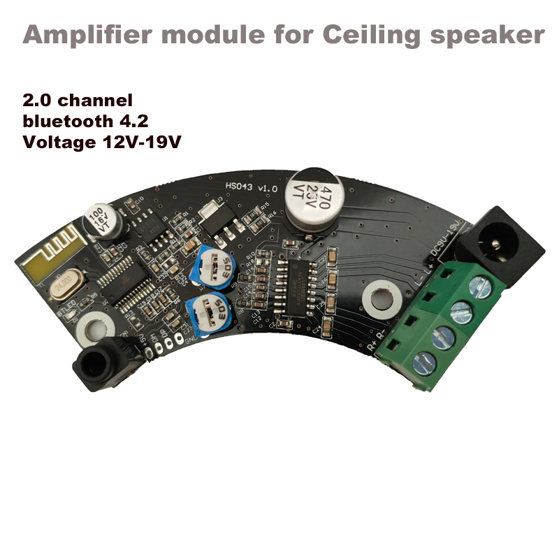 Audio Music In Background - Placa amplificadora bluetooth alto-falante de teto