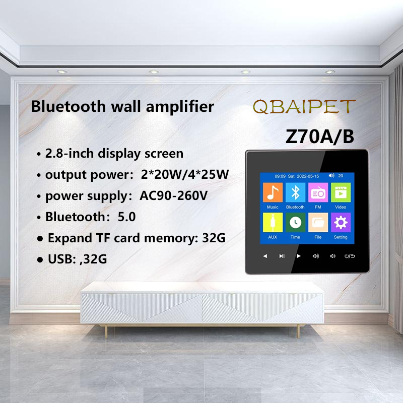 Audio Music In Background - Casa bluetooth amplificador de parede fundo