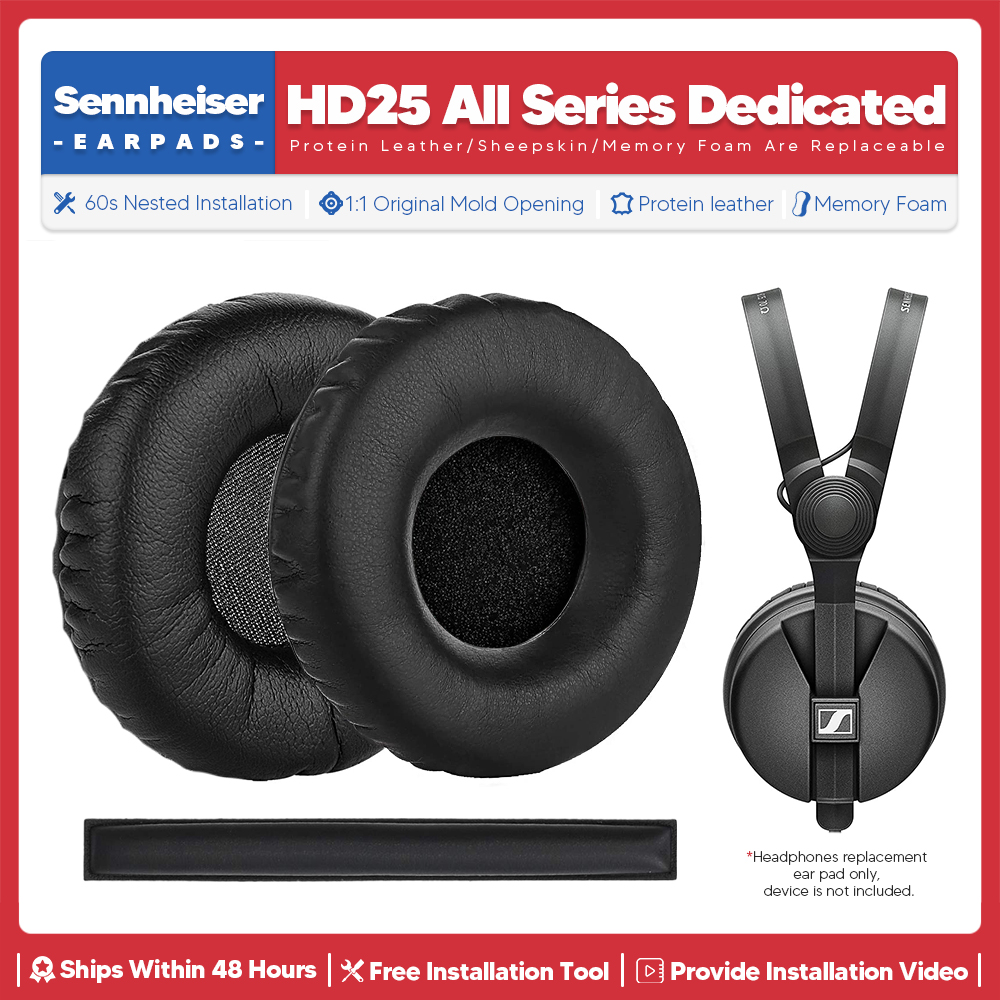 Sennheiser Headphone Hd 25 - Almofadas de substituição para sennheiser hd