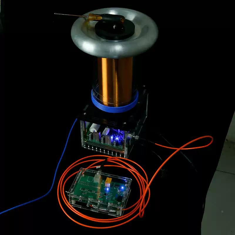 Bobina de Tesla 220V Portátil  - Audio Music Generator Free avaliação e preço