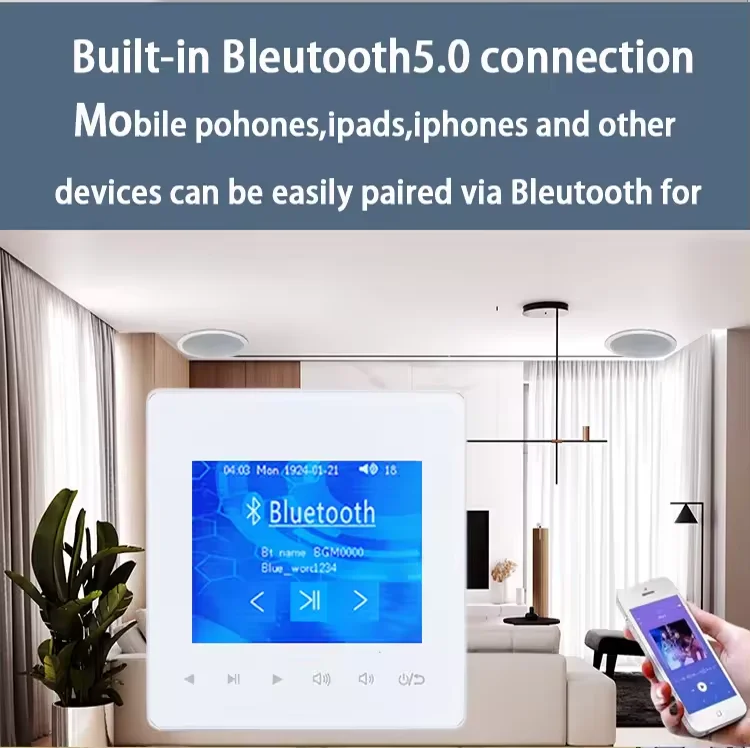 Casa bluetooth amplificador de - Audio Music In Background avaliação e preço