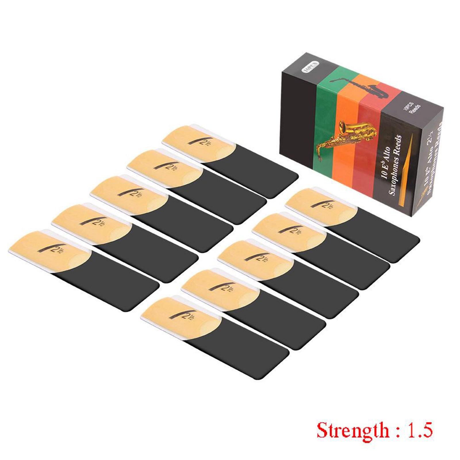 10 unidades/pacote Palhetas Tr - Saxophone Reed Pack avaliação e preço
